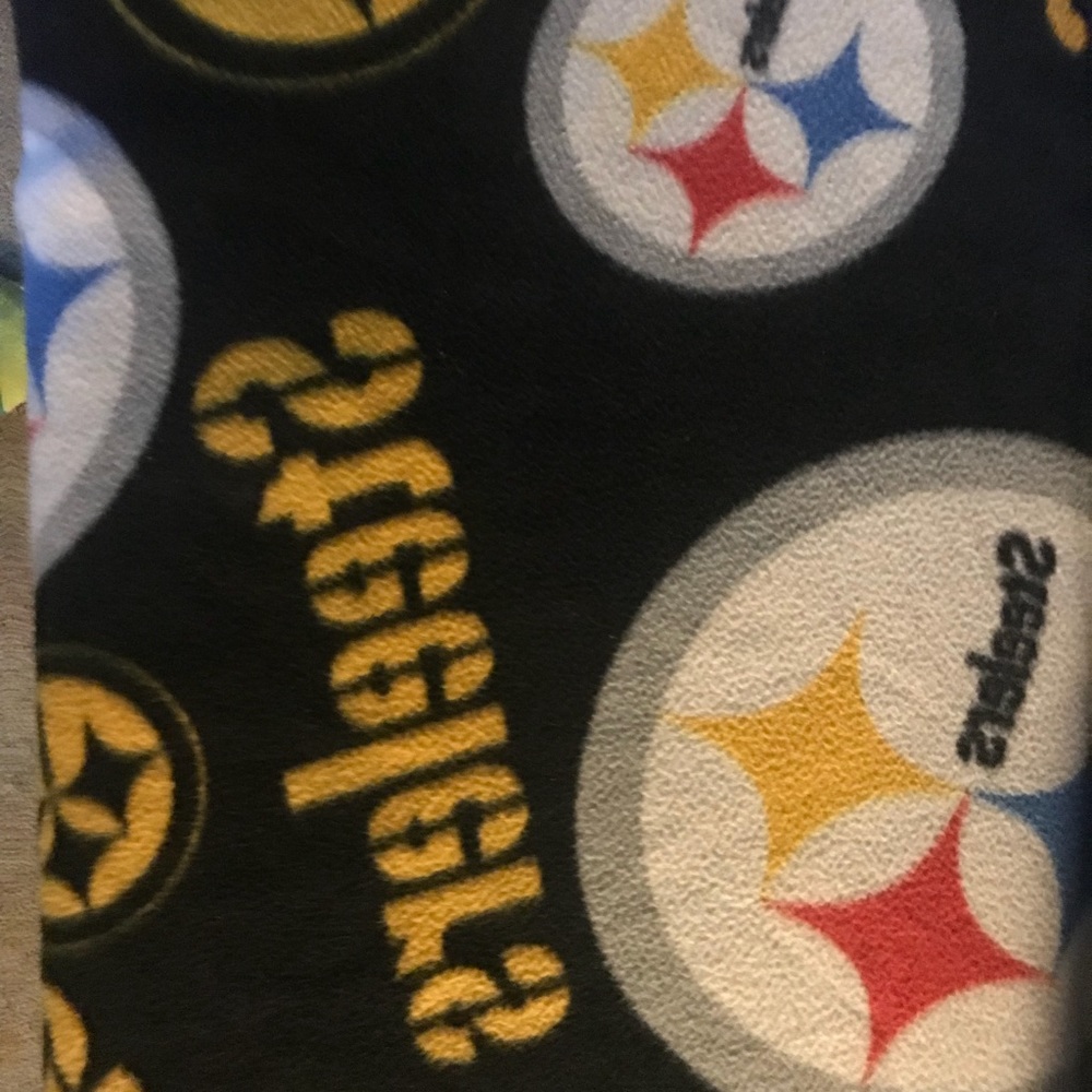 Steelers fleece blanket